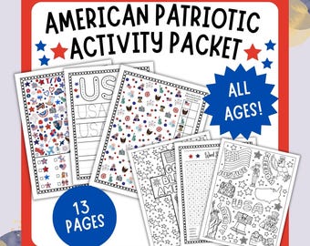 American Patriotic Activity Packet