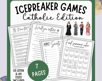 Icebreaker Games for Catholic Kids (Digital download)