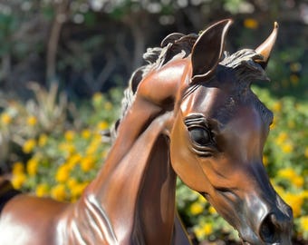 Hope - bronze life-size reclining foal