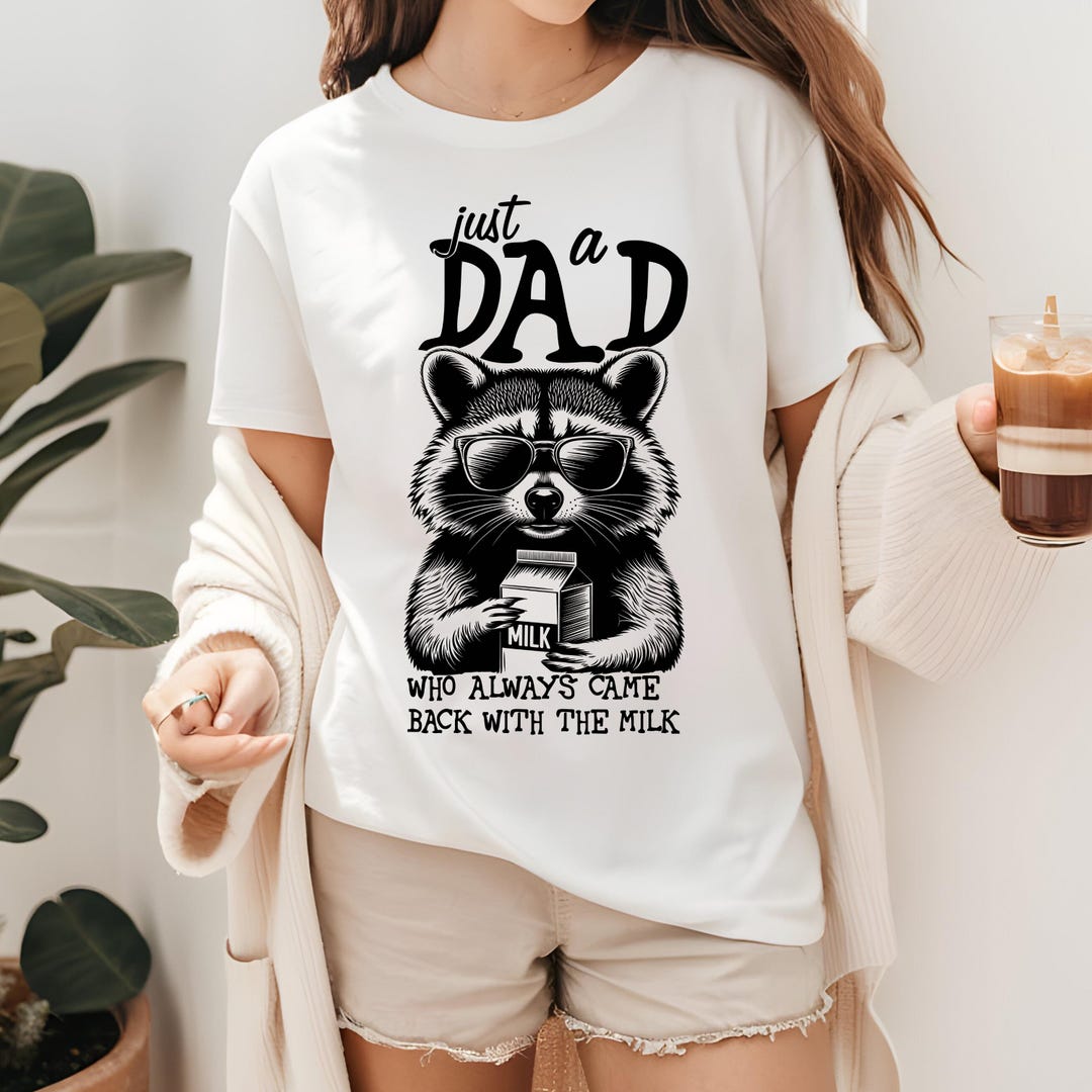 Retro Dad Raccoon PNG: Funny Father's Day Design (digital Download) - Etsy