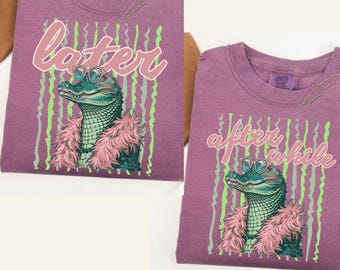 Later Gator PNG、After While Crocodile PNG、Trending PNG、Catch Phrase Png、Respect The Locals Png、Girly Png、Boutique Png