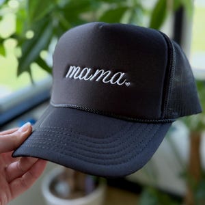 Mama Trucker Hat, Mama Embroidered Hat, New Mama Hat, Mothers Day Gift, New Mama Gift, Mama Summer Hat, Mama Birthday Gift, Retro Mama Hat