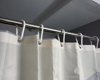 3D Printed Shower Curtain Rings (x12) - Sold in sets of 12