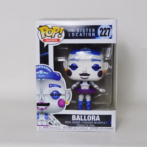 New!-Funko Pop Games Ballora # 227 Five Nights at Freddy's Sister Location Vinyl