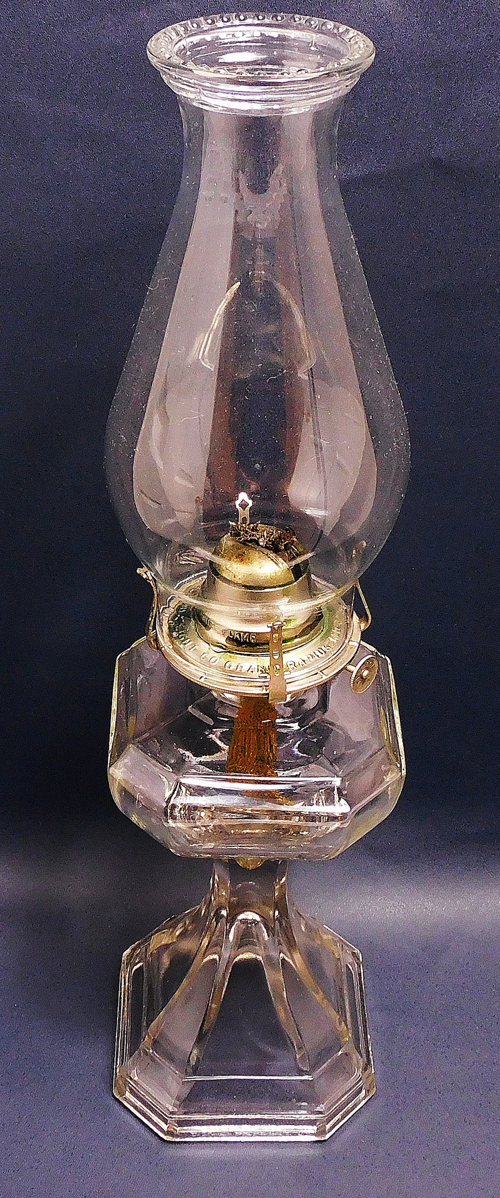 Vintage White Flame Light Company of Grand Rapids Michigan Etsy