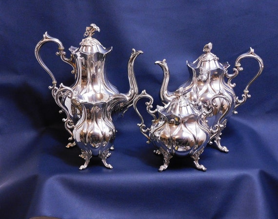 Vintage or Antique Reed and Barton 1790 Extra Plate Silver Tea and