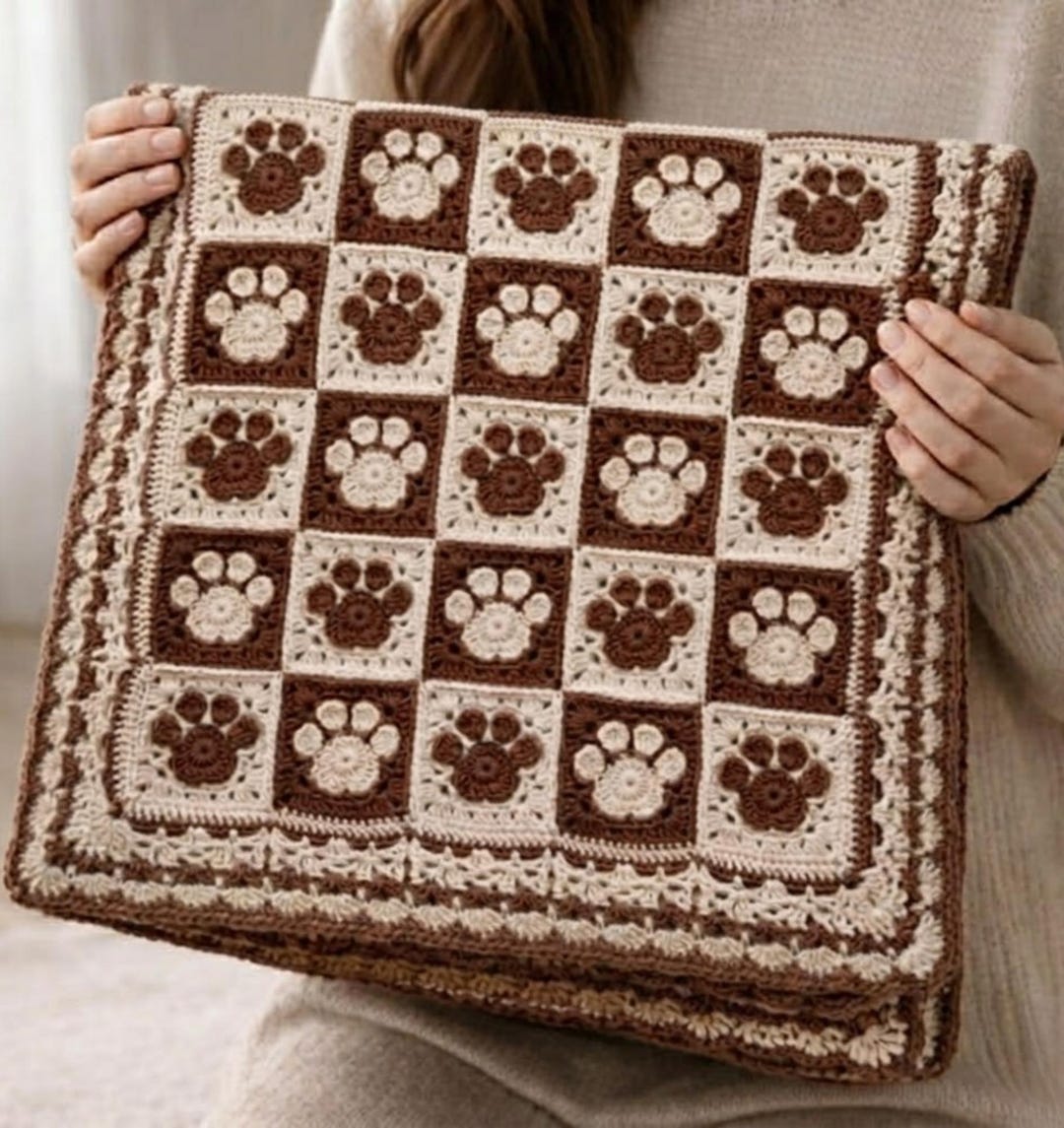Crochet Pet Blanket Pattern, Dog Blanket (PDF Pattern) - Etsy