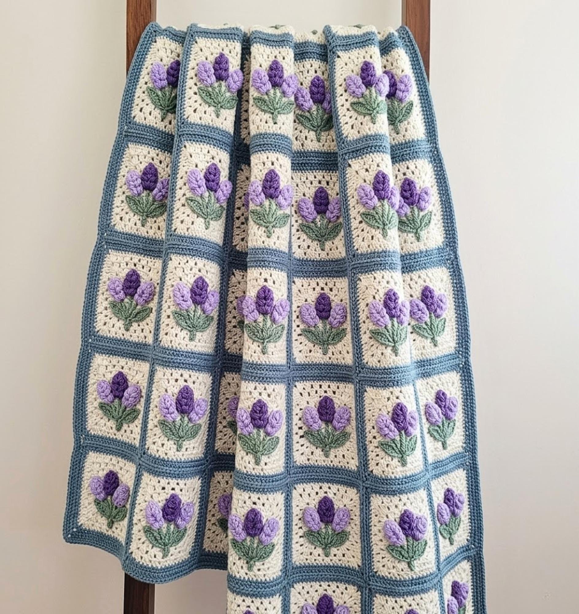 37 Lavender Crochet Patterns: Unleash Your Creativity with These Beautiful Designs 5 Crochet Pattern Lavender Square