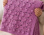 Crochet Bobble Blanket Pattern, Easy Crochet Blanket Pattern (PDF Download)