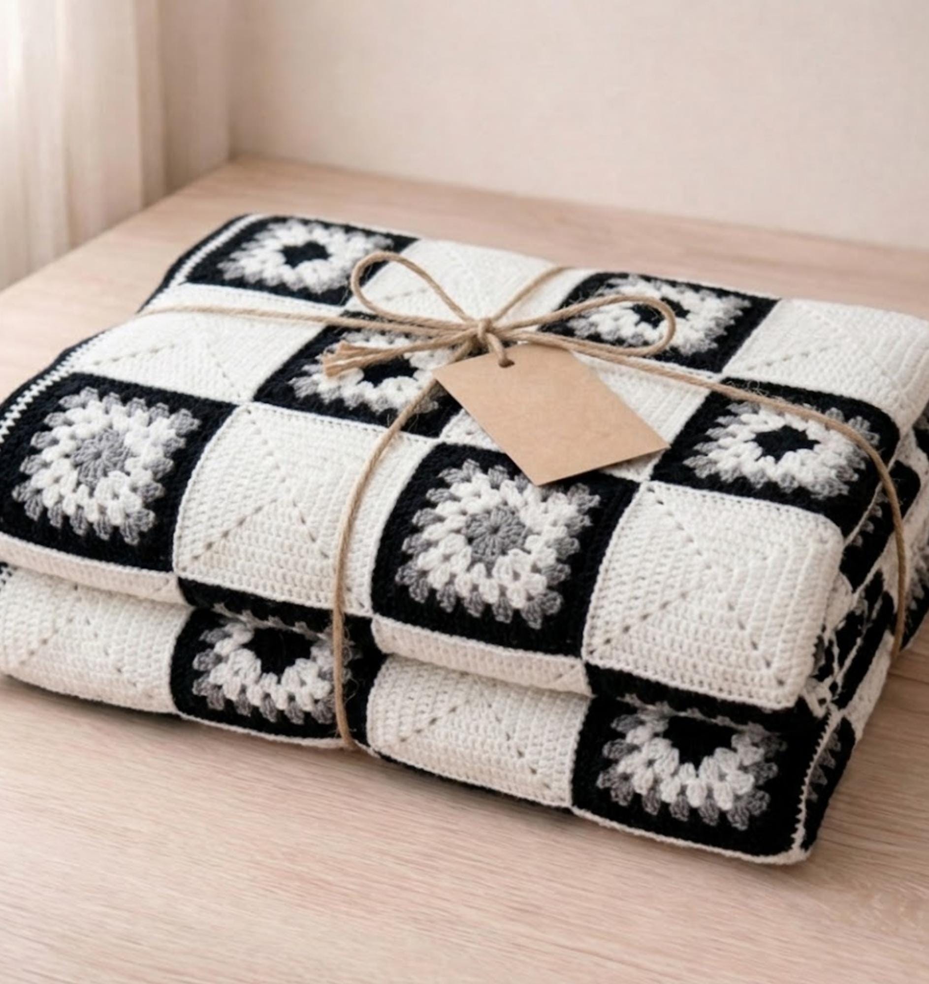 35 Beautiful and Stylish Monochrome Crochet Patterns 1 Crochet Pattern Throw