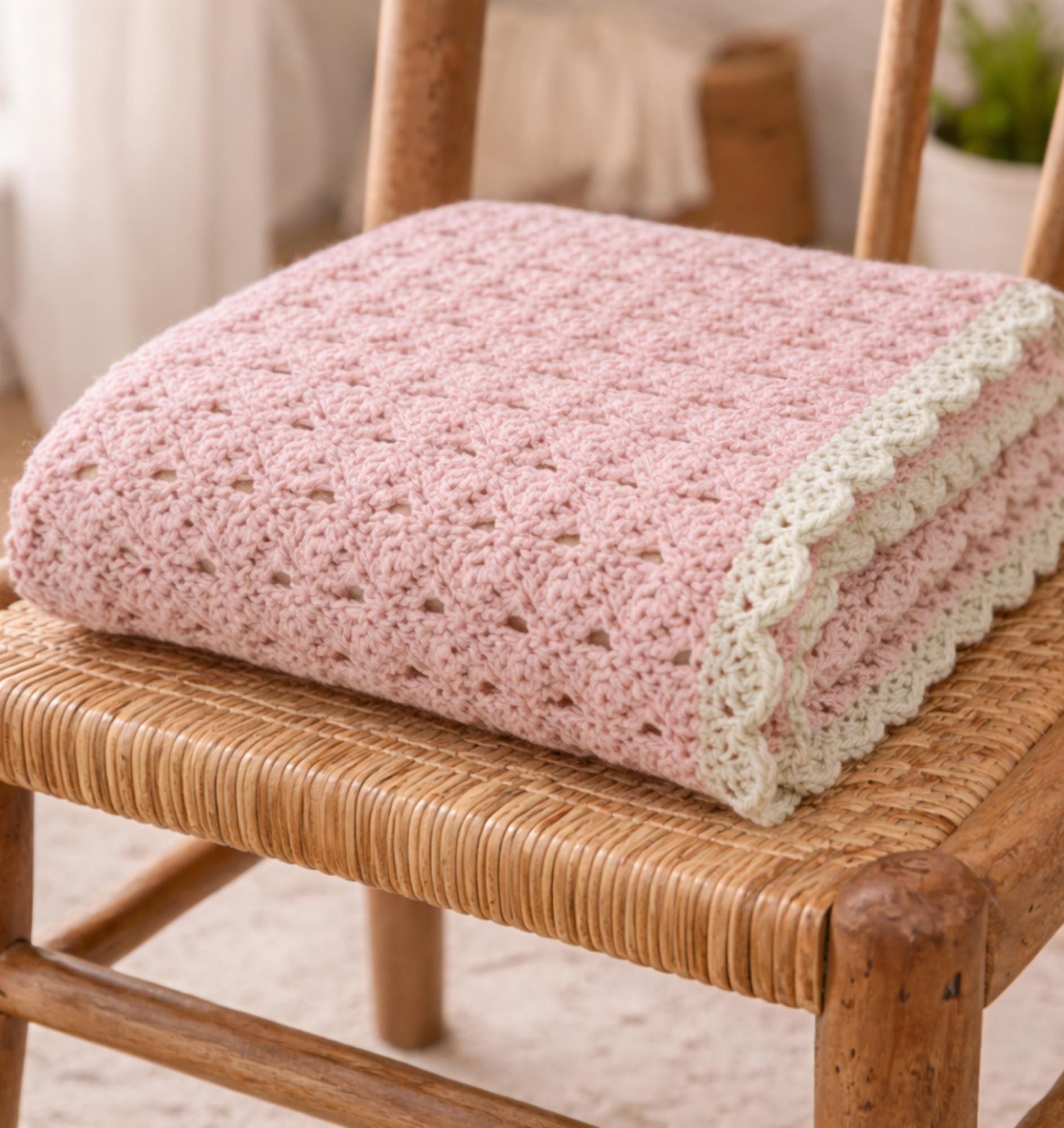 Shell Stitch Baby Blanket Pattern, Easy Crochet Pattern (PDF Download ...