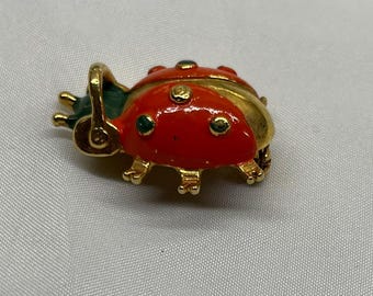 Vintage pin | 1970s ladybug Richard Nixon Watergate bug