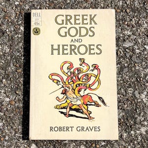 1965 vintage book | Greek Gods and Heroes by Robert Graves
