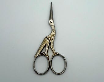 Vintage small stork scissors