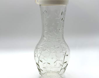 1970s Good Seasons glass salad dressing bottle with pouring lid