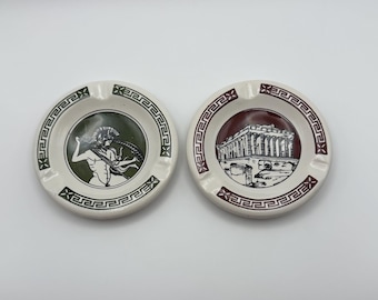 Vintage Greece decor | Greek souvenir ashtray or trinket tray