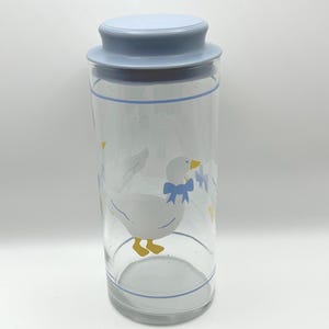 Vintage canister | Country Geese storage jar | cottagecore decor image 3