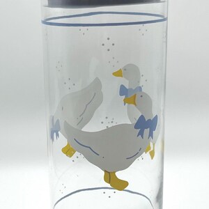 Vintage canister | Country Geese storage jar | cottagecore decor image 4