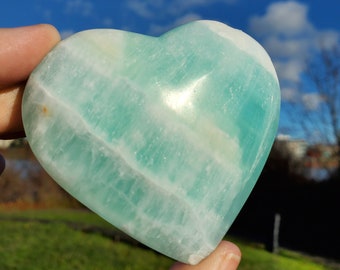 Caribbean Calcite Heart