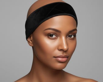 Velvet Wig Grip Headband | Adjustable No-Slip Wig Band