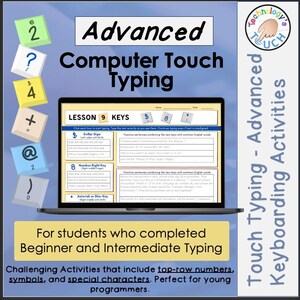 Advanced Computer Keyboarding - Touch Typing
