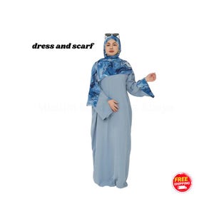 Muslim Maxi Dress Abaya For Women, Dubai Kaftan Jalabiya Robe With Split Sleeves, Eid Ramadan Islamic Long Dress 2025
