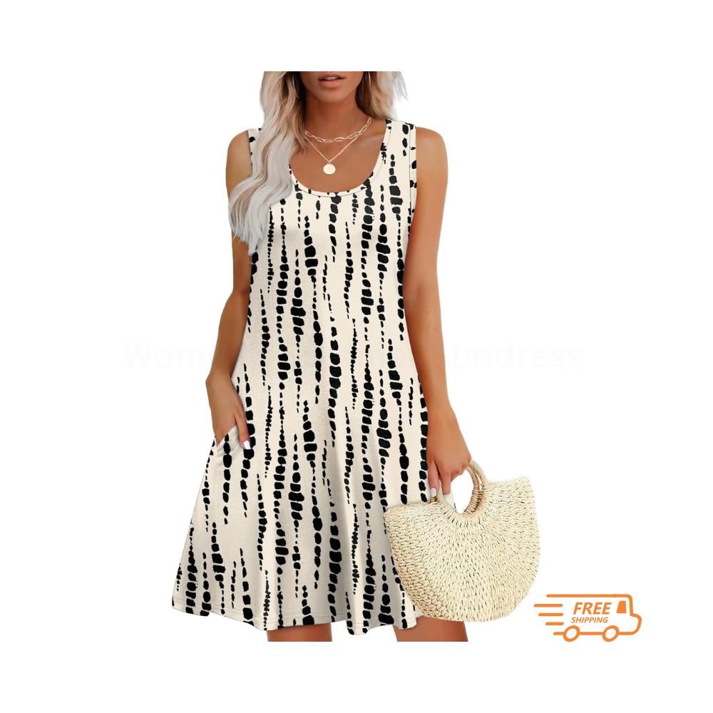 Loose Summer Dress Zpanxa Summer Dresses For Women Boho Summer Sexy Sleeveless Neck Long Maxi Dress Loose Tie Boho Floral Print Beach Flowy Sundress Blue M Racerback Dresses For Women Summer