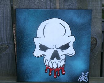 Blood Skull outsider folk lowbrow art brut