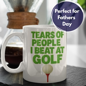 Golf Mug, Perfect Gift for Golf Lovers, Funny Coffee Cup, Ideal for Birthdays, Father&#39;s Day, Sports Enthusiasts