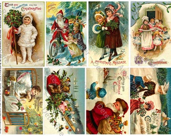 Old Christmas Cards Etsy