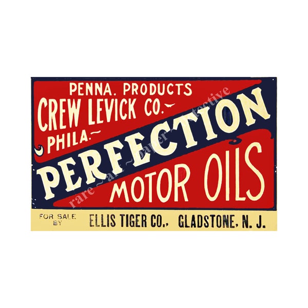 Motor Oil Label Sticker, Vintage Advertising, Car Junk Journal, Automobile and Mechanics Art, Gas & Oil Can Label, 4" x 2.5", 290