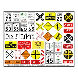 Snelweg- en rijbaanborden voor reisthematijdschriften, feestdecoratie, garageaccenten en vakantieplakjes, kinderstickers kunstpapier, 774