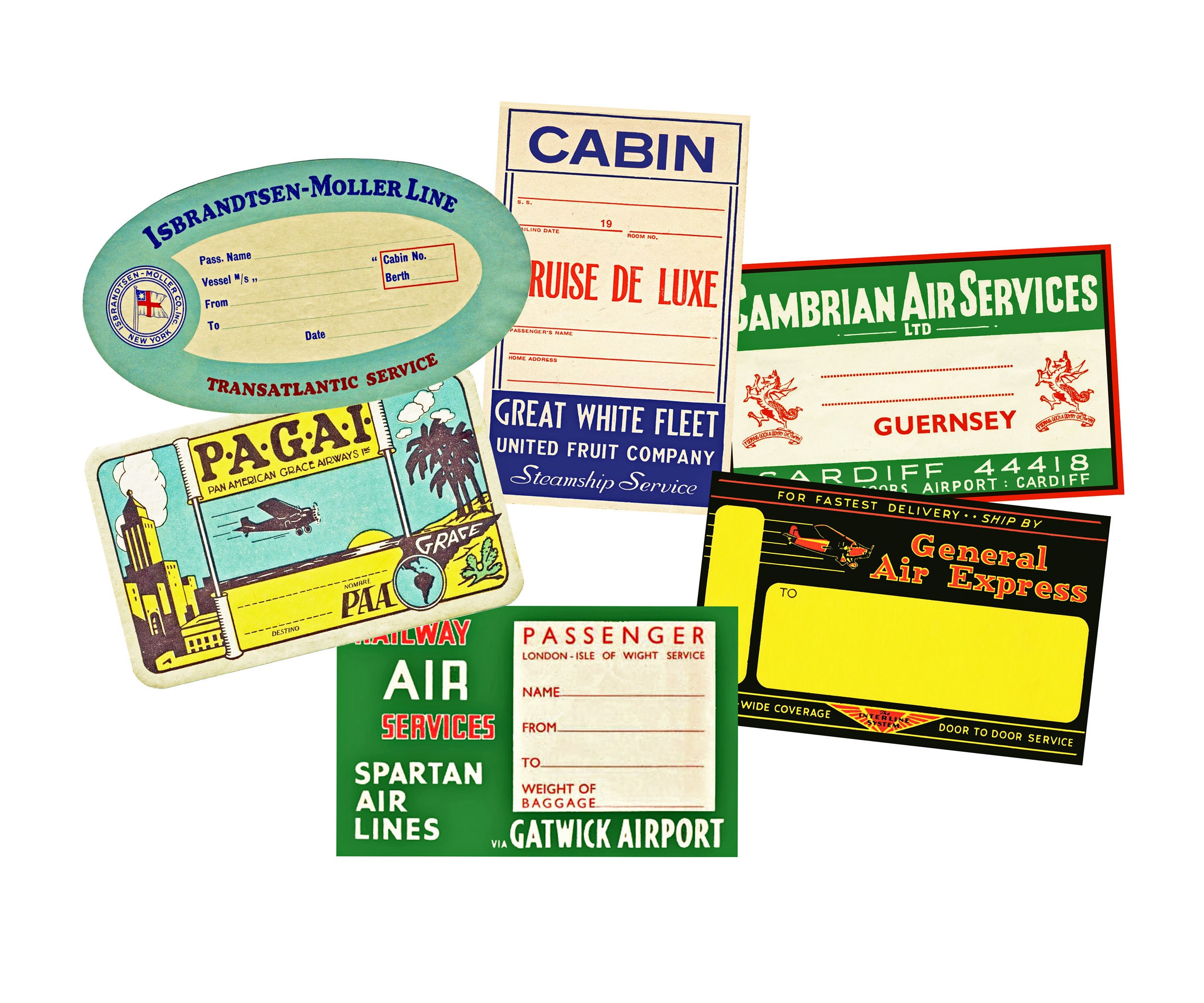 large luggage labels