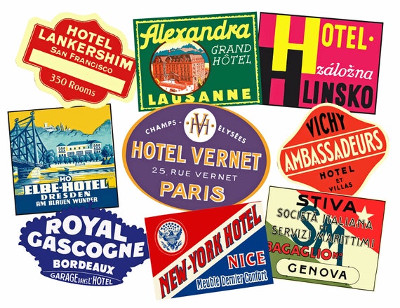 Vintage Retro Style Sticker Sheets Scrapbooking Paper Craft Art Project Supplies