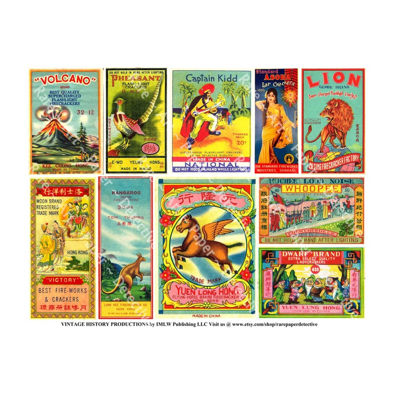 Firecracker Label - Etsy