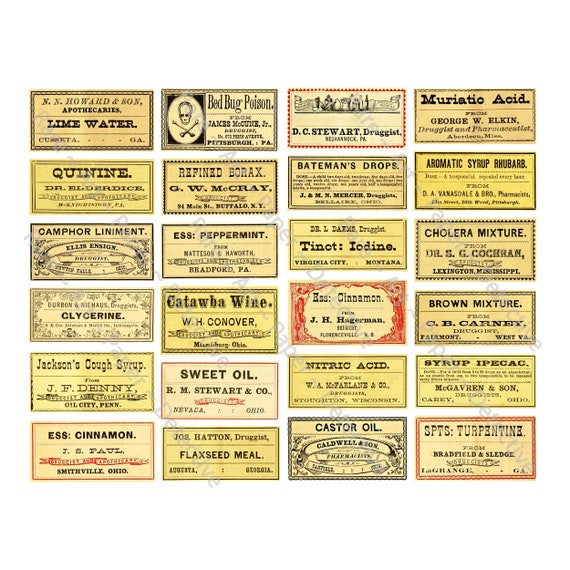 30 Post Airlines Labels - Art of Living - Books and Stationery