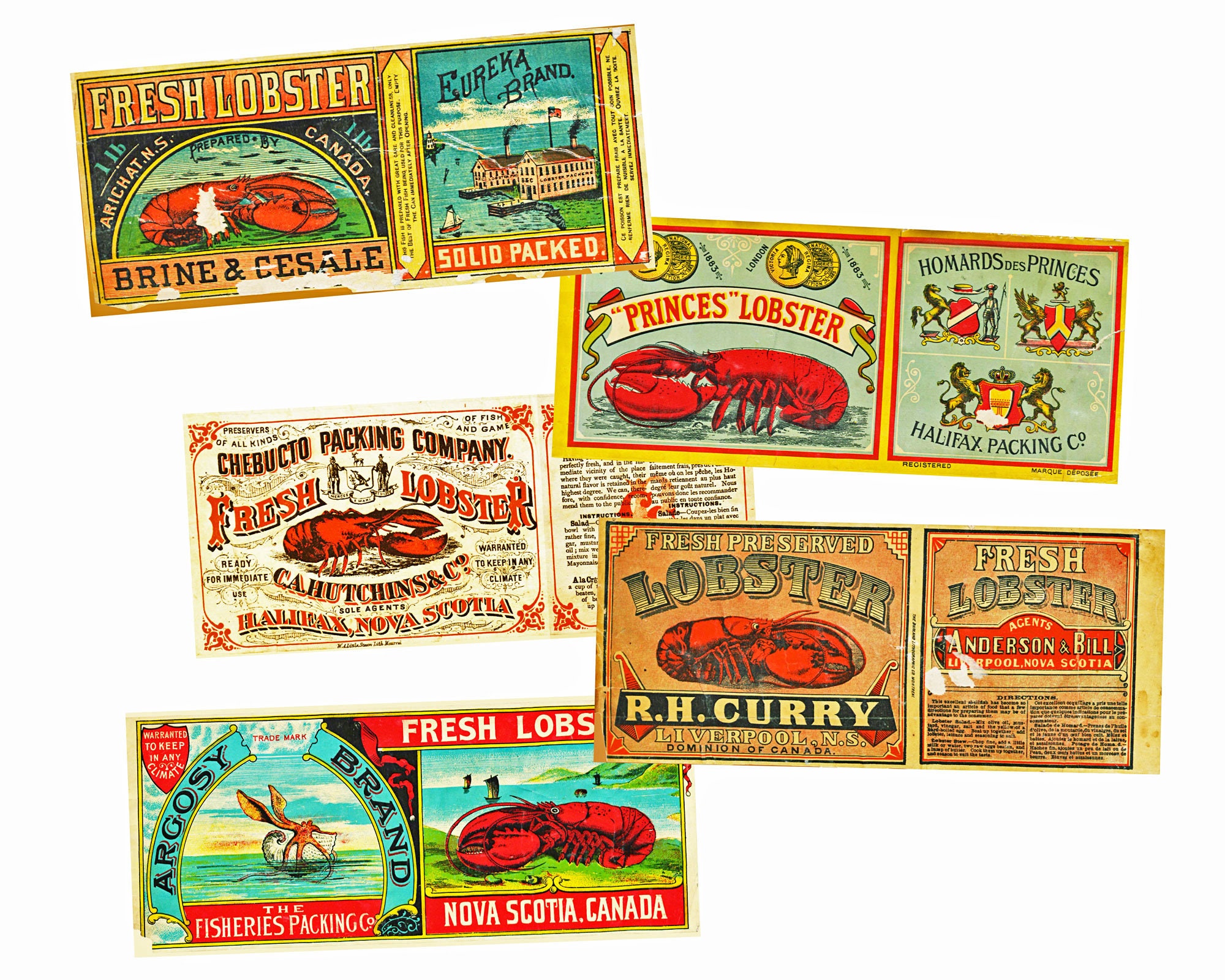 Vintage Christmas STICKERS, Set of 8 Old Fashioned Postcard Illustrations,  4 X 2.5 Each, DIY Cuttable Craft Sheet, 903 