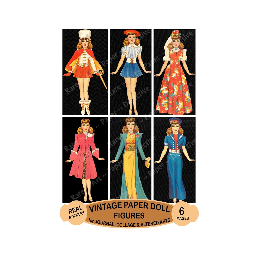 Printable Paper Doll Figures