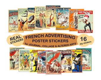 Antique Advertising Sign Stickers, 12 Vintage Advertising Decals, Vint –  Rare Paper Detective