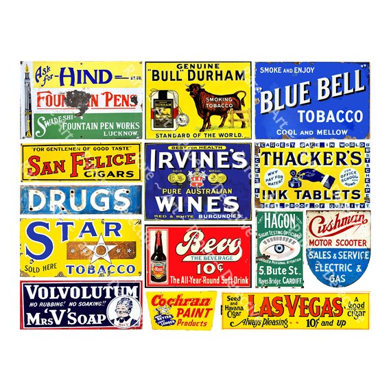1910 Signs And Fonts