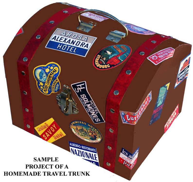 Retro Suitcase Sticker Switzerland Travel Theme Hotel Luggage Label Sticker Baggage Tag Vintage Travel Trunk Decal 59 Sticker Label
