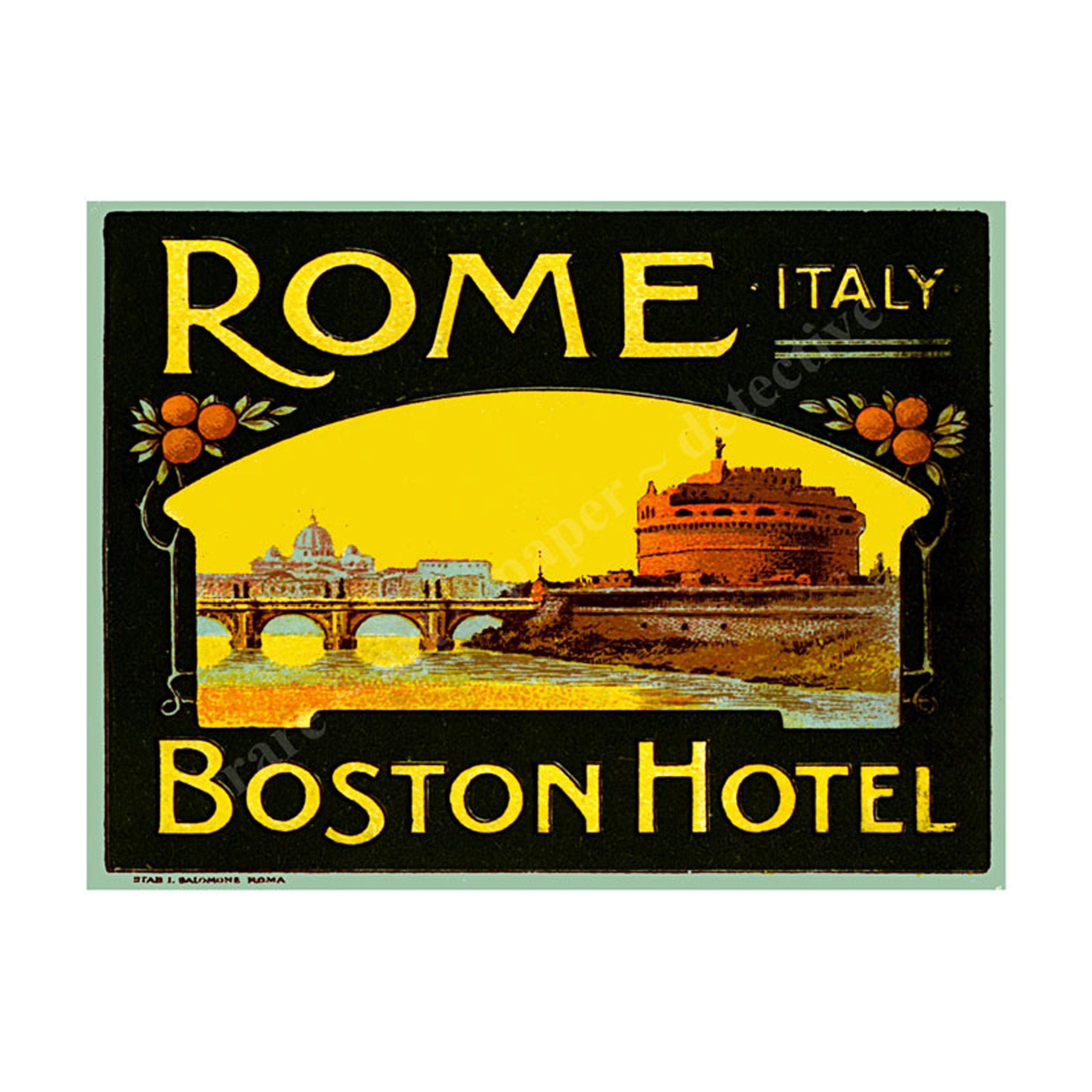 Niumalu Hotel Hawaii Vintage Travel Decal - Vinyl Sticker & Luggage Label