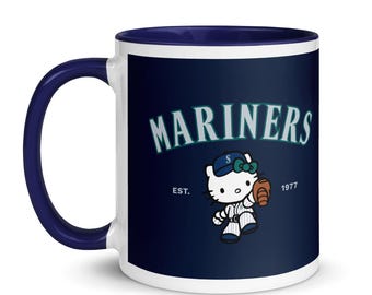 Mikrofaser-Seackel-Baseball-Kitty-Kaffeetasse - 11 Unze