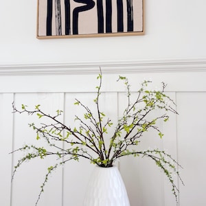 Artificial branch, faux greenery stem, greenery stems for vase, tall artificial greenery, vase filler, table vase centerpiece, home decor