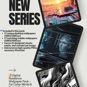 Ultimate Digital Resilience Wallpaper Pack: AI-Designed Cybersecurity & Minimalist Desktop Art