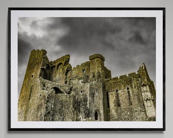 Irish Castle Ruins Photography: Moody Gothic Wall Art