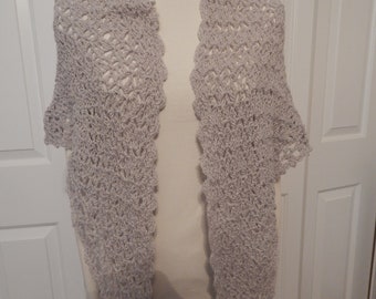 hand crocheted shawl