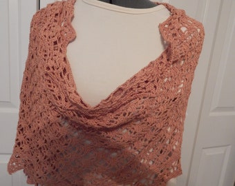 hand crocheted shawl