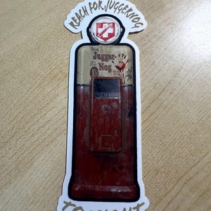 Juggernog machine vinyl sticker