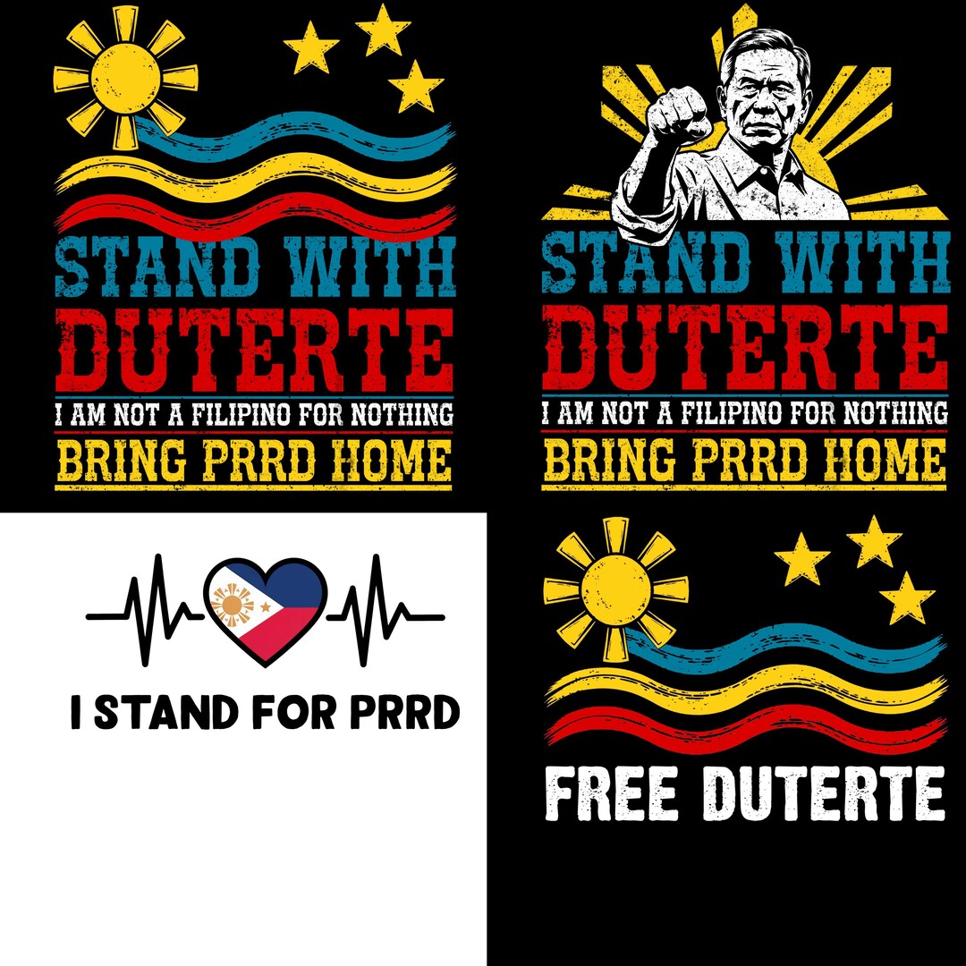 Free Duterte Supporter Shirt Png, Philippines President Rodrigo Digong ...
